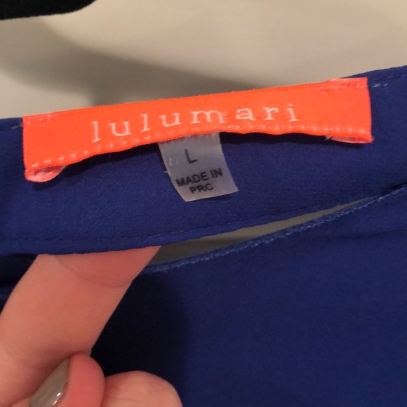 Blue long sleeved sequin dress - Picture 3 of 5